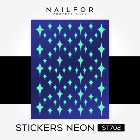 Décoration nail art reconstruction d'ongles Stickers NEON - ST702 Nailfor 2,49 €
