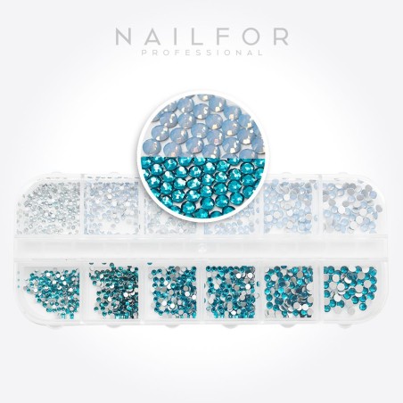 decorazione nail art ricostruzione unghie STRASS DECOMIX - 2 Nailfor 8,99 €