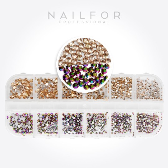 nail art decoration nail reconstruction Strass Decomix - 3 Nailfor €8.99