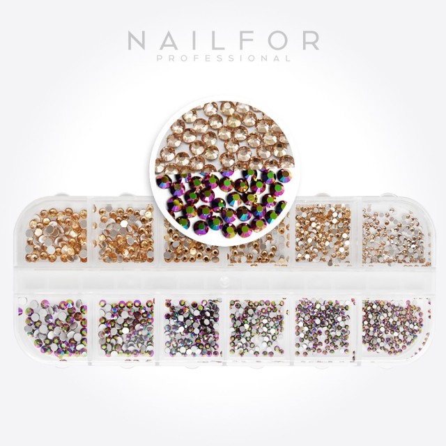 Decoración nail art , reconstrucción de uñas Strass Decomix - 3 Nailfor 8,99 €