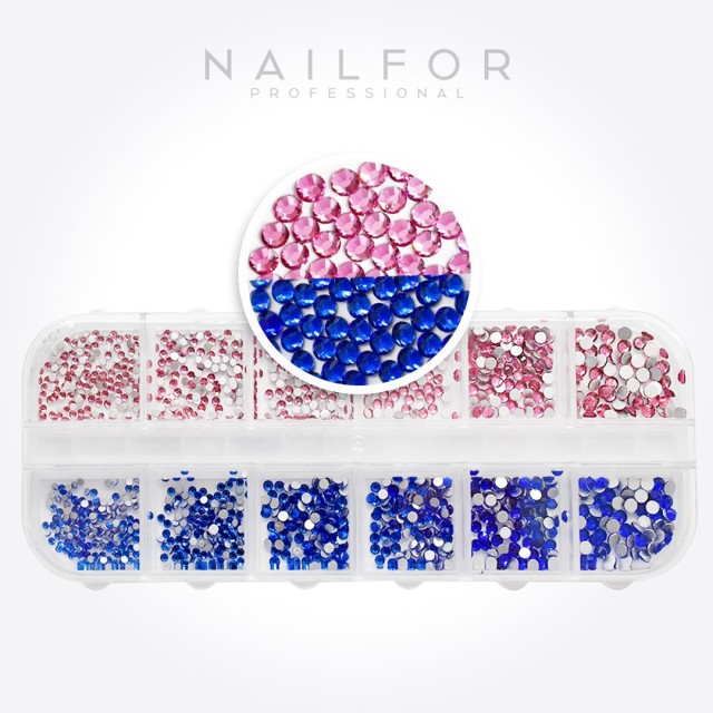 decorazione nail art ricostruzione unghie STRASS DECOMIX - 4 Nailfor 8,99 €