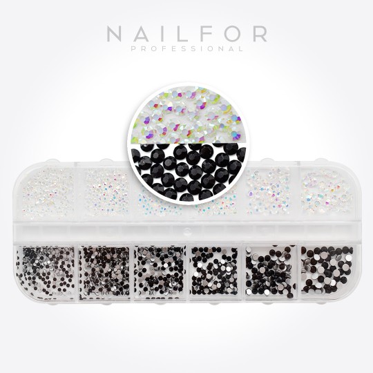 nail art decoration nail reconstruction Strass Decomix - 7 Nailfor €8.99