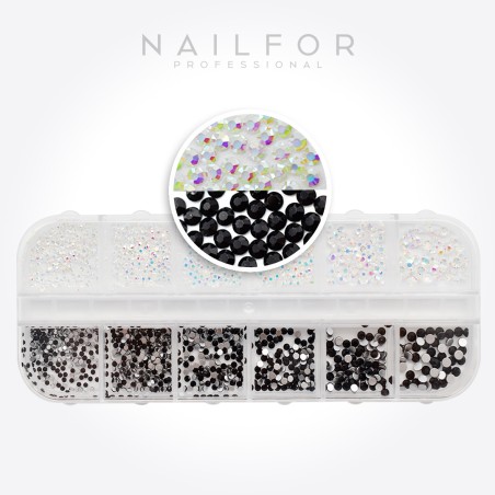 Decoración nail art , reconstrucción de uñas Strass Decomix - 7 Nailfor 8,99 €