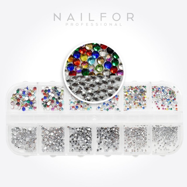 decorazione nail art ricostruzione unghie STRASS DECOMIX - 9 Nailfor 8,99 €