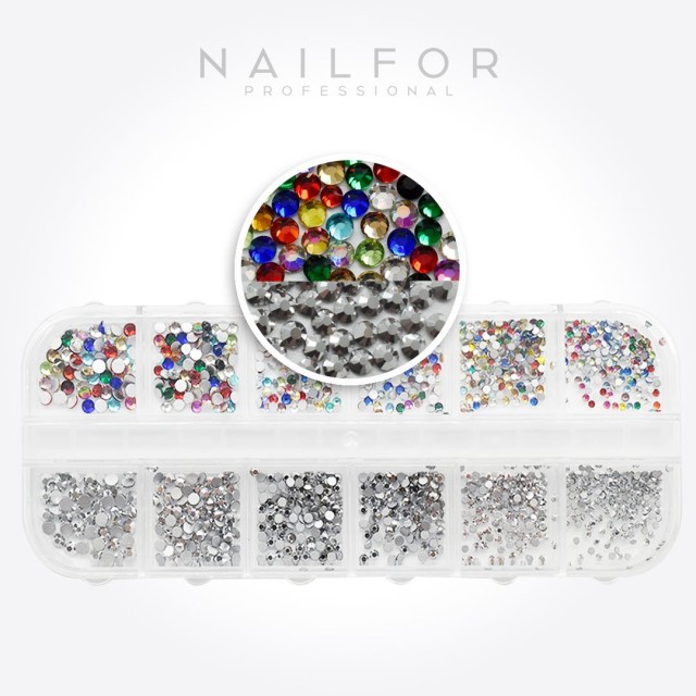 Décoration nail art reconstruction d'ongles Strass Decomix - 9 Nailfor pour 8,99 €