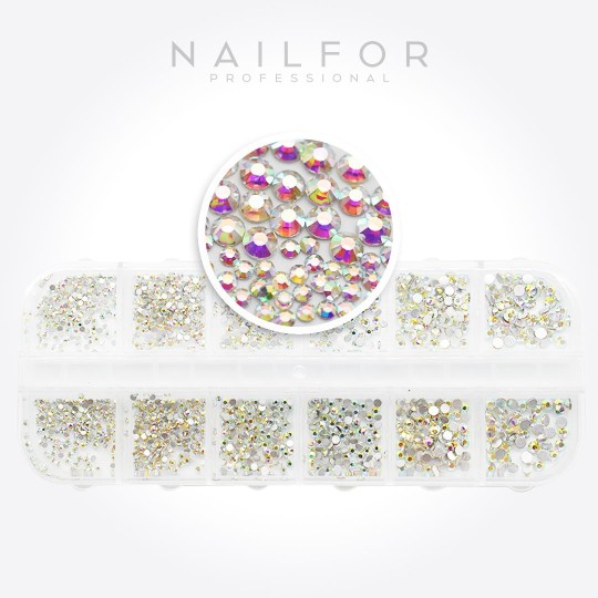 Decoración nail art , reconstrucción de uñas Strass Decomix - H821 Nailfor 7,99 €