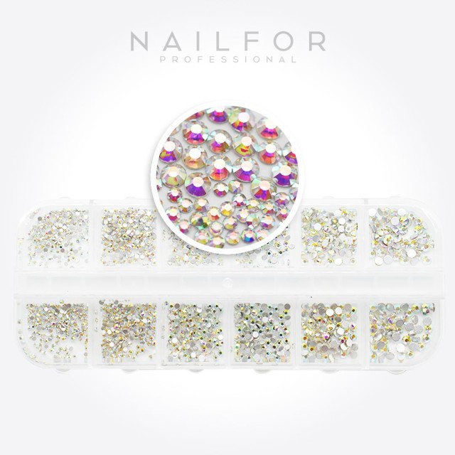 decorazione nail art ricostruzione unghie STRASS DECOMIX - H821 Nailfor 7,99 €