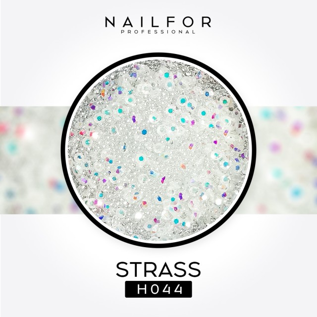 decorazione nail art ricostruzione unghie Strass Rainbow Crystal Mix - H044 Nailfor 2,99 €
