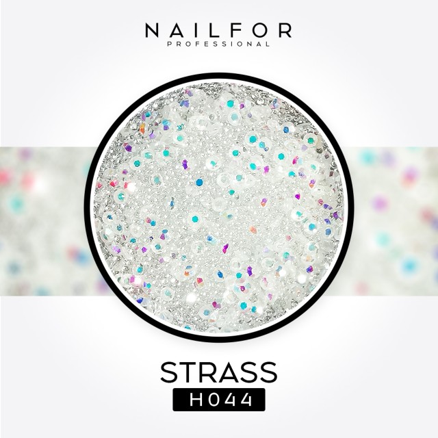 nail art decoration nail reconstruction Strass Rainbow Crystal Mix - H044 Nailfor €2.99