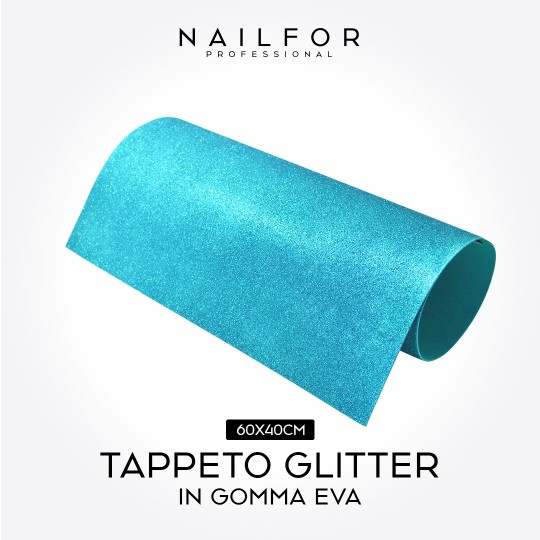 Accessoires pour ongles, nails de haute qualité nail art GLITTER EVA RUBBER MAT - BLEU Nailfor 4,99 € Nailfor