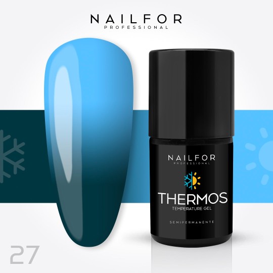 Semi-permanent nail polish color: Thermos SEMI-PERMANENT NAIL POLISH 27TH Nailfor €8.99
