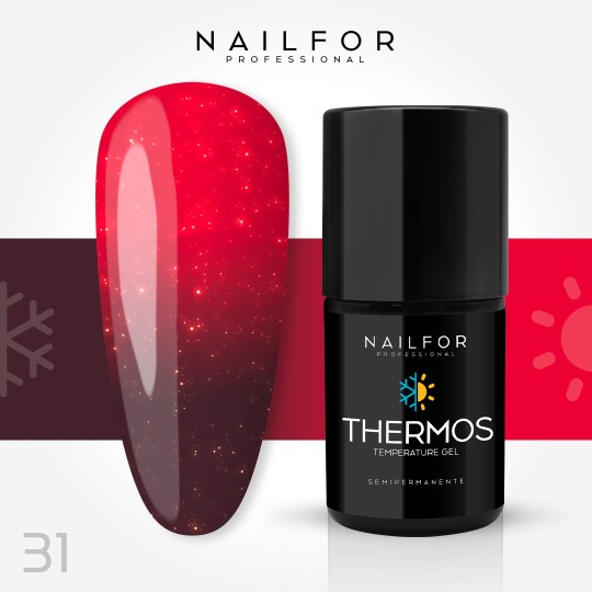 Semi-permanent nail polish color: Thermos SEMI-PERMANENT NAIL POLISH 31TH Nailfor €9.99