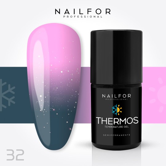 Esmalte de uñas semipermanente color: Thermos ESMALTE DE UÑAS SEMIPERMANENTE 32TH Nailfor 9,99 €