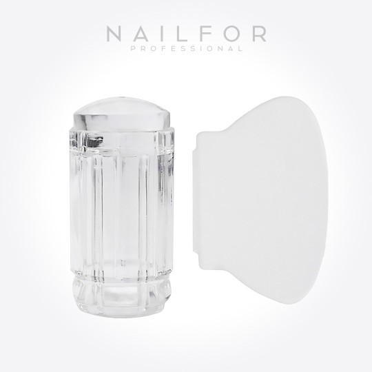 nail art decoration nail reconstruction STAMP AND SPATULA FOR Stamping - TRANSPARENT Nailfor €3.99