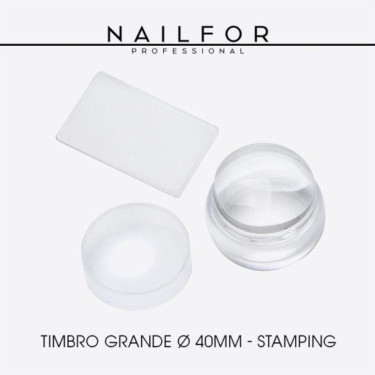 Decoración nail art , reconstrucción de uñas, SELLO GRANDE CON ESPÁTULA PARA Stamping , Nailfor 3,99 €
