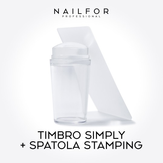 Decoración nail art , reconstrucción de uñas Simply Y ESPÁTULA Stamping - TRANSPARENTE Nailfor 3,99 €