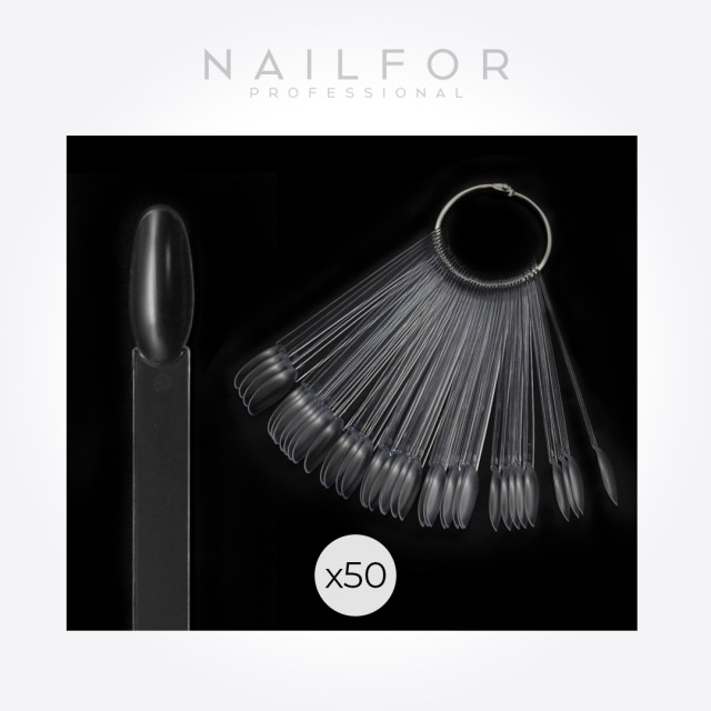 accessori per unghie, nails nail art alta qualità TIPS ANELLO MANDORLA OPACIZZATO - 50pz Nailfor 4,99 € Nailfor