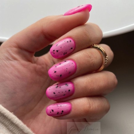 Top Dirty BLACK Shiny no-dispersion nail reconstruction Gel - 15ml Nailfor €12.60