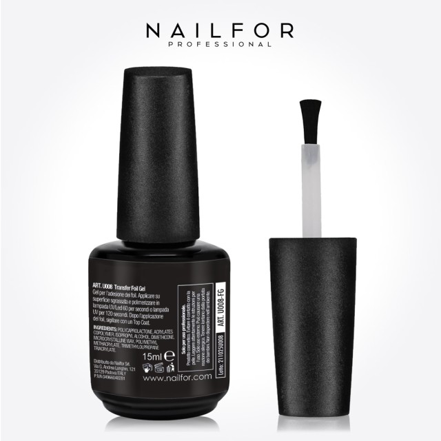 decorazione nail art ricostruzione unghie TRANSFER GEL FOIL 15ml Nailfor 11,49 €