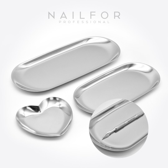 Accessoires pour ongles, nails de haute qualité nail art TRIS TRAY POUR OUTILS ET USTENSILES - ARGENT Nailfor 14,99 € Nailfor