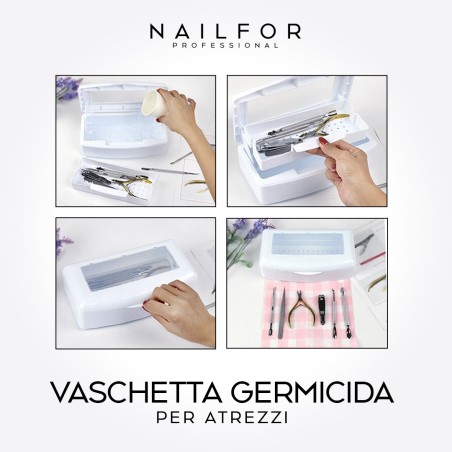 Accesorios para uñas, nails de alta calidad, nail art Bandeja germicida de inmersión Nailfor 9,99 € Nailfor