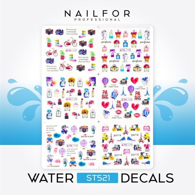 WATER DECALS TATTOO - ST521