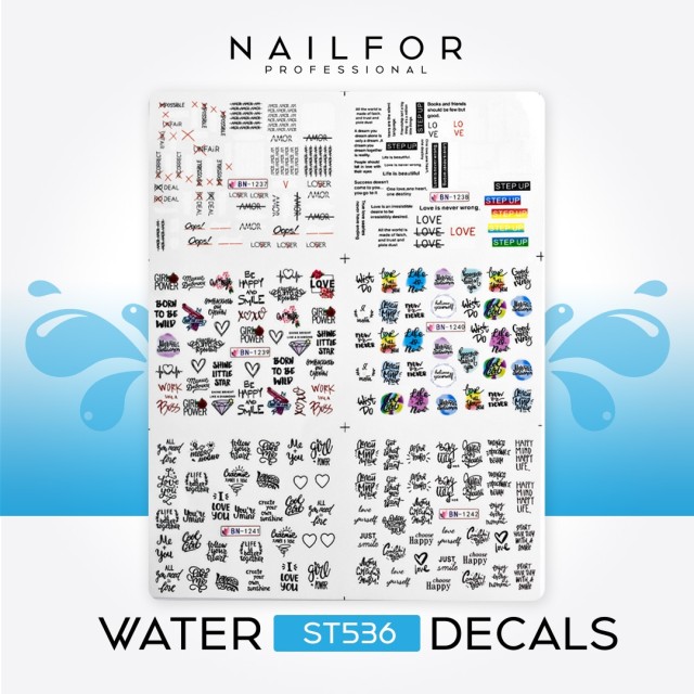 WATER DECALS TATTOO - ST536