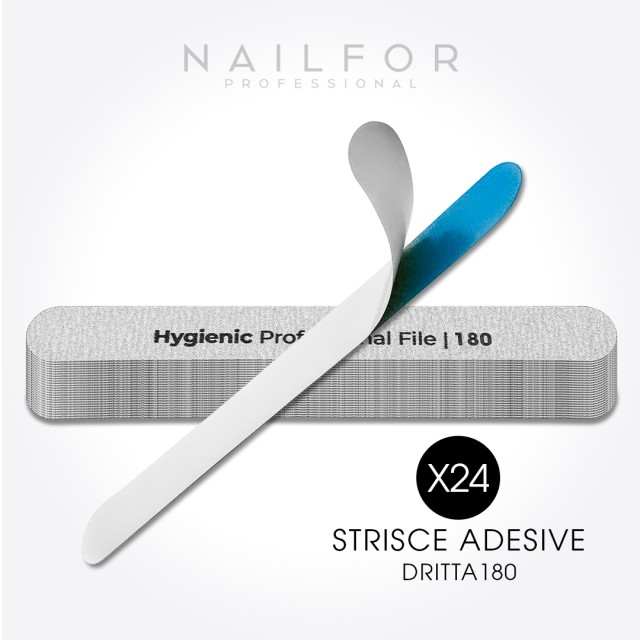 accessoires pour ongles, nails nail art haute qualité x24 Bandes adhésives Zebra de rechange pour lime - STRAIGHT 180 Nailfor 8,