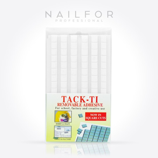 Accesorios para uñas, nails nail art de alta calidad Tack-ti GOMA ADHESIVA REMOVIBLE - 96 UDS. Nailfor 2,99 € Nailfor