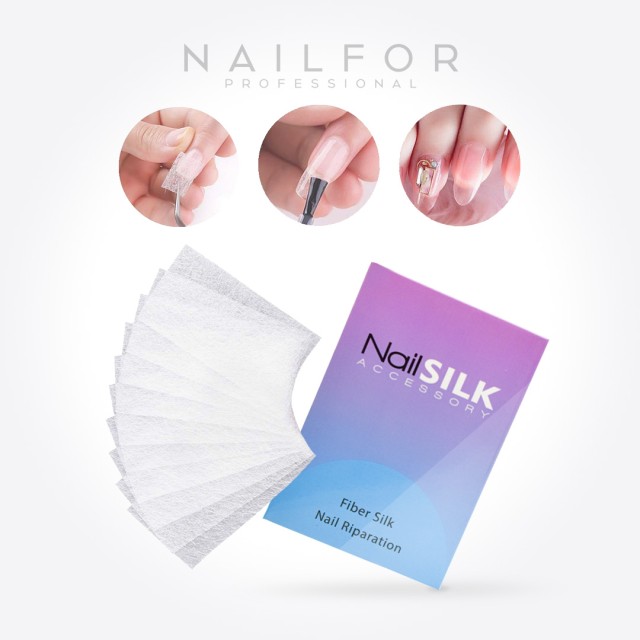 Accessoires pour ongles, nails de haute qualité nail art Fibre de soie pour la reconstruction des ongles - 10 pièces Nailfor 4,9