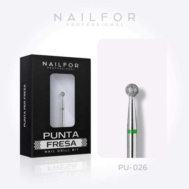 accessori per unghie, nails nail art alta qualità Punta Diamantata 3mm - PU026 Nailfor 4,99 € Nailfor