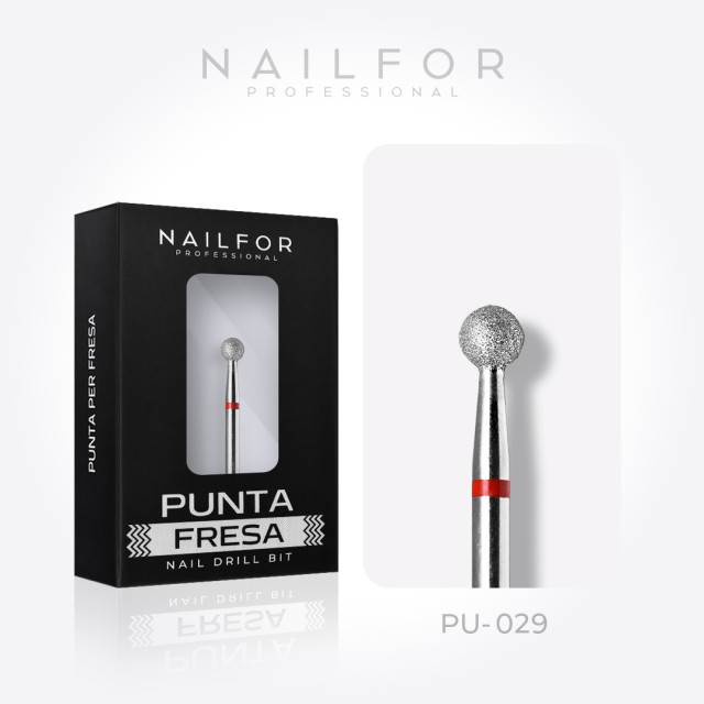 accessori per unghie, nails nail art alta qualità Punta Diamantata 4mm - PU029 Nailfor 4,80 € Nailfor