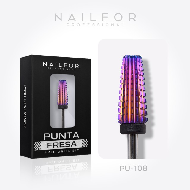 accessori per unghie, nails nail art alta qualità Punta Carbide BIT 5in1 - PU108 Nailfor 16,99 € Nailfor
