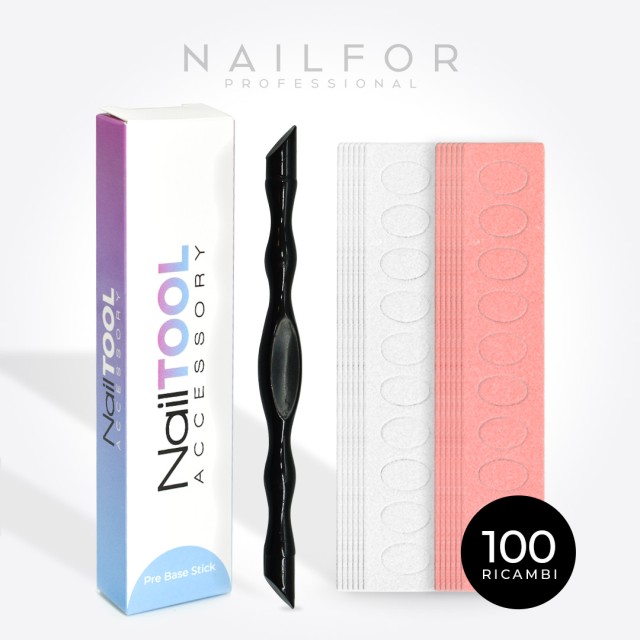 accessori per unghie, nails nail art alta qualità Spingicuticole 100/180 doppia punta - 100 ricambi Nailfor 4,99 € Nailfor