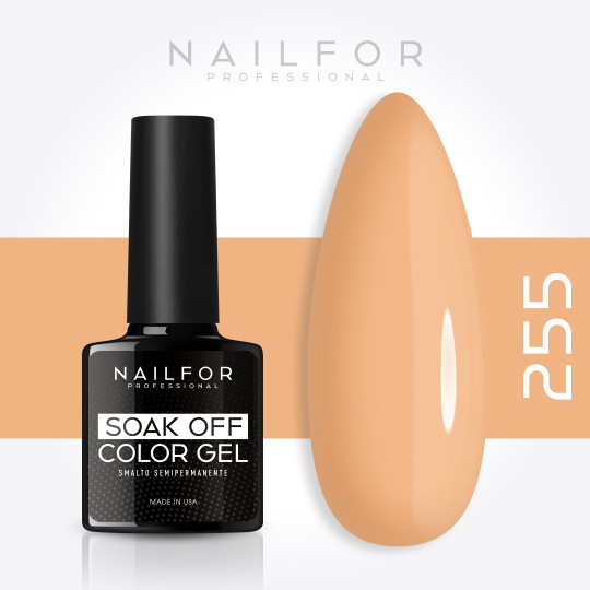 Semi-permanent nail polish color: Slimline semi-permanent gel polish 255-S Nailfor €6.49
