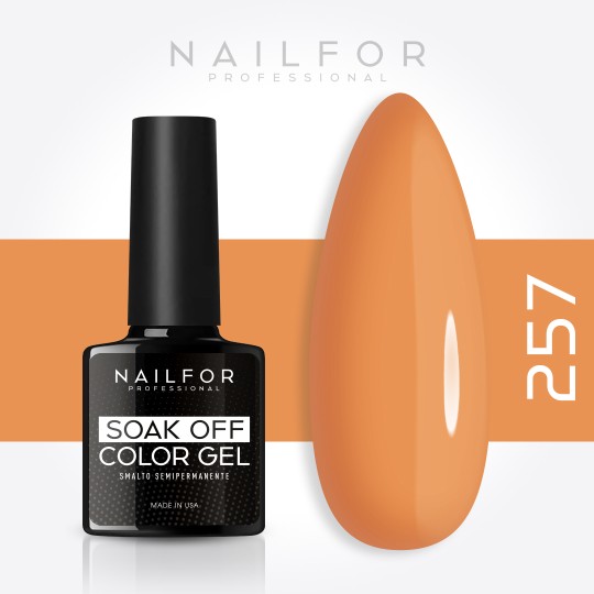Semi-permanent nail polish color: Slimline semi-permanent gel polish 257-S Nailfor €6.49