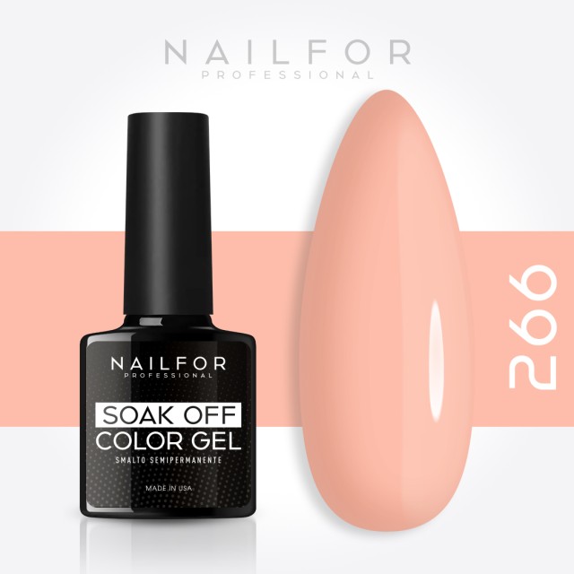 Esmalte semipermanente color: Esmalte semipermanente gel Slimline 266-S Nailfor 6,49 €