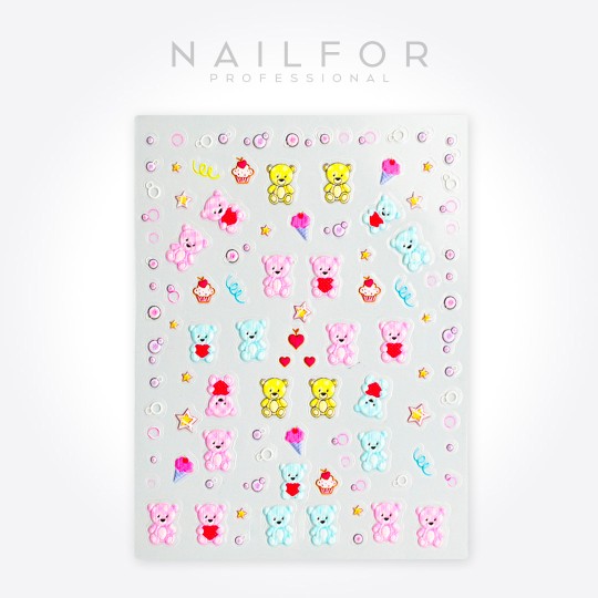 decorazione nail art ricostruzione unghie STICKERS ADESIVI SAN VALENTINO - ST670 Nailfor 1,99 €