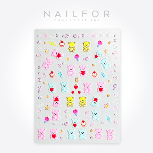 decorazione nail art ricostruzione unghie STICKERS ADESIVI SAN VALENTINO - ST670 Nailfor 1,99 €