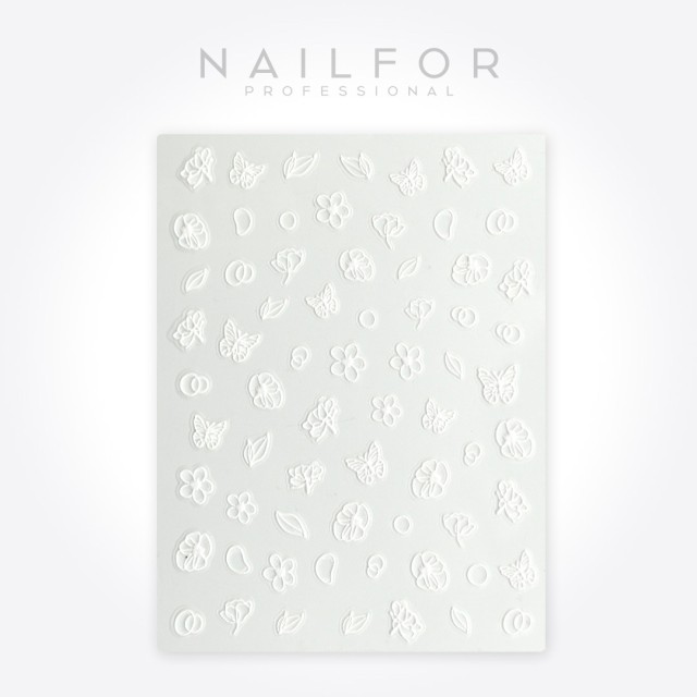Décoration nail art reconstruction ongulaire Stickers ADHÉSIFS - ST671 Nailfor 1,99 €