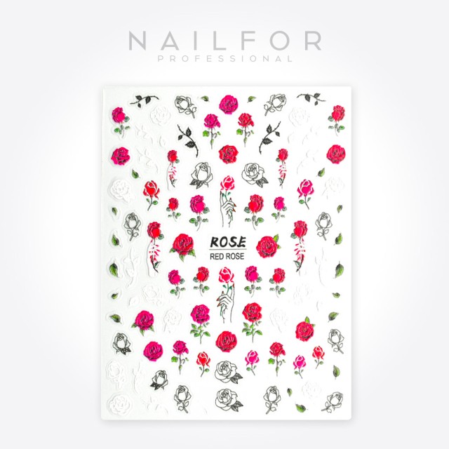 Decoración nail art , reconstrucción de uñas, Stickers SAN VALENTÍN - ST674 Nailfor 1,99 €