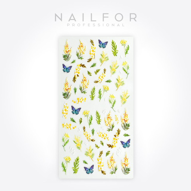 Decoración nail art , reconstrucción de uñas, Stickers ADHESIVAS - ST676 Nailfor 1,99 €