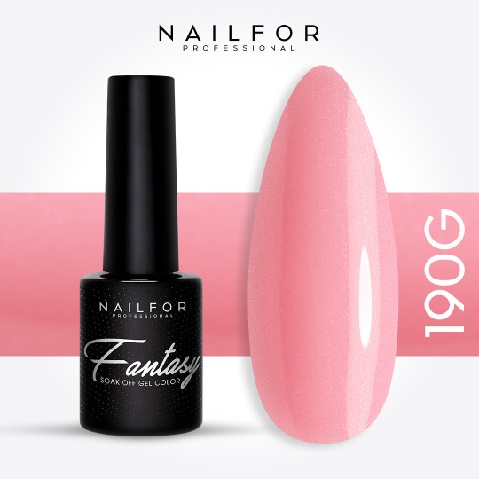 Semi-permanent nail polish color: Fantasy Semi-permanent Gel Polish - 190G Nailfor €6.99