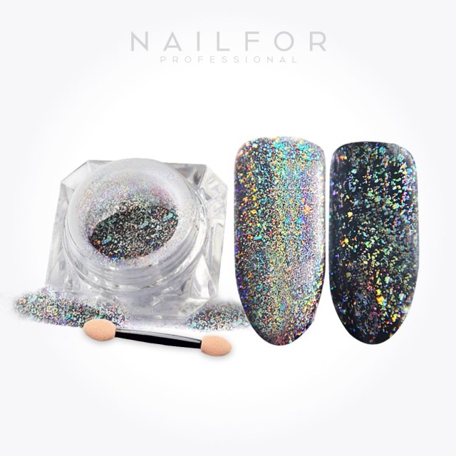 decorazione nail art ricostruzione unghie POLVERE CHROME - GALAXY Nailfor 5,99 €