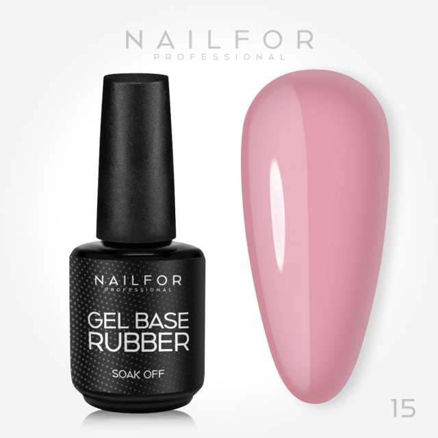 MILKY PINK 15 - Gel Semipermanent Base Rubber