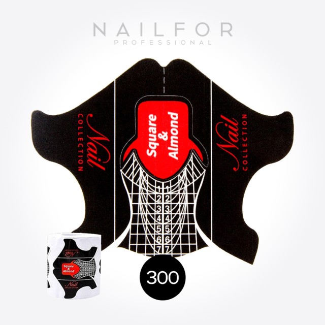 accessori per unghie, nails nail art alta qualità CARTINE Square Almond - 300pezzi Nailfor 6,99 € Nailfor