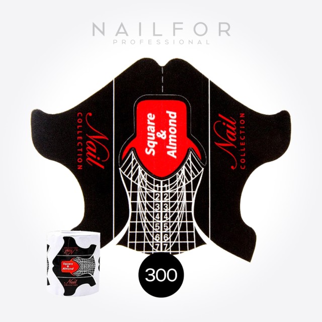 NAIL FORM Squire Almond - 300pcs