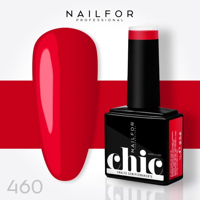 Semipermanente smalto colore per unghie: CHIC SMALTO SEMIPERMANENTE - 460 Nailfor 7,99 €