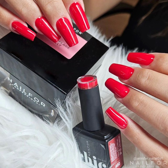 Semipermanente smalto colore per unghie: CHIC SMALTO SEMIPERMANENTE - 460 Nailfor 7,99 €