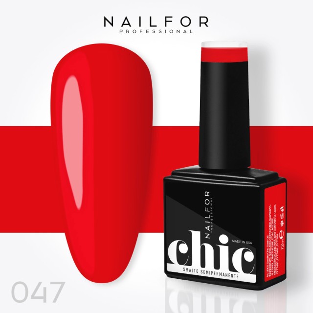 Semipermanente smalto colore per unghie: CHIC SMALTO SEMIPERMANENTE - 047 Nailfor 7,99 €